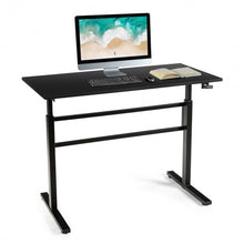 Load image into Gallery viewer, Height Adjustable Standing Desk with Crank Handle-Black