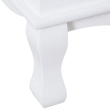 Load image into Gallery viewer, Storage Solid Wood End Nightstand w/ 3 Drawers -White