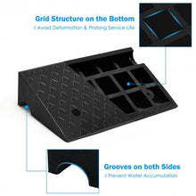 Load image into Gallery viewer, 2 PCS 5" Rubber Car Curb Ramps