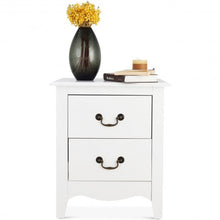Load image into Gallery viewer, Modern Storage Bedroom End Beside Nightstand with 2 Drawers
