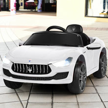 Load image into Gallery viewer, 12V Remote Control Maserati Licensed Kids Ride on Car-White