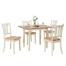 Load image into Gallery viewer, 5 Piece Dining Folding Tabletop Set 4 Chairs