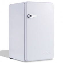 Load image into Gallery viewer, 3.2 Cu Ft Retro Compact Refrigerator w/ Freezer Interior Shelves Handle-White