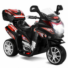 Load image into Gallery viewer, 3 Wheel Kids 6V Battery Powered Electric Toy Motorcycle -Black