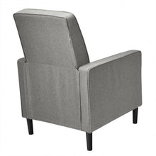 Load image into Gallery viewer, Mid-Century Push Back Recliner Chair -Gray