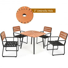 Load image into Gallery viewer, 5PCS Outdoor Patio Dining Table Set Aluminium Frame