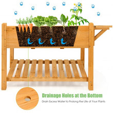 Load image into Gallery viewer, Elevated Planter Box Kit with 8 Grids and Folding Tabletop