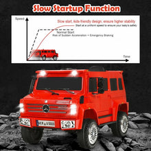 Load image into Gallery viewer, 12V Off Road Mercedes-Benz Unimog Ride On Car-Red