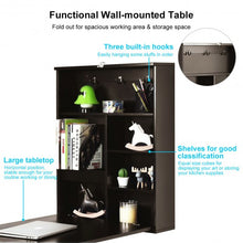 Load image into Gallery viewer, Convertible Wall Mounted Table with A Chalkboard-Coffee