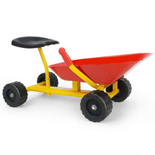 Load image into Gallery viewer, 8" Heavy Duty Kids Ride-on Sand Dumper w/ 4 Wheels-Red