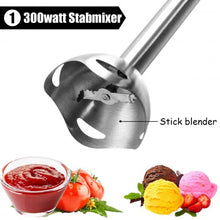 Load image into Gallery viewer, 4-in-1 Immersion Hand Blender Set w/ Food Chopper and Beaker-Black