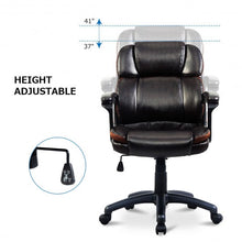 Load image into Gallery viewer, Dark Brown Ergonomic Mid-Back Office Chair