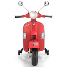 Load image into Gallery viewer, 6V Kids Ride on Vespa Scooter Motorcycle with Headlight-Red