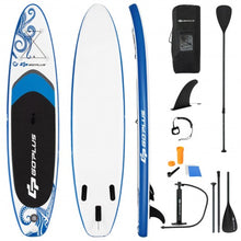Load image into Gallery viewer, 10.6-Feet Inflatable Adjustable Paddle Board with Carry Bag