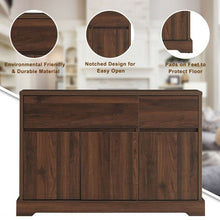 Load image into Gallery viewer, Buffet Sideboard Console Table Cabinet w/2 Storage Drawers