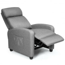 Load image into Gallery viewer, PU Leather Massage Recliner Chair with Footrest-Gray