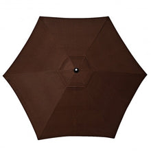 Load image into Gallery viewer, 6.3ft Outdoor Patio Easy Tilt Umbrella Sunshade Cover