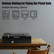 Load image into Gallery viewer, Gun Security Safe Quick-Access Firearm Safety Device with Keypad/Key Access