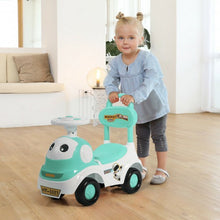 Load image into Gallery viewer, 3-in-1 Baby Walker Sliding Pushing Car w/ Sound-Green