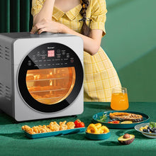 Load image into Gallery viewer, 16-in-1 Air Fryer 15.5 QT Toaster Rotisserie Dehydrator Oven-Silver