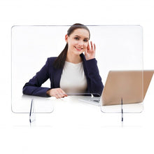 Load image into Gallery viewer, 24" x 16" Protective Plexiglass Sneeze Guard Acrylic Shield for Counter