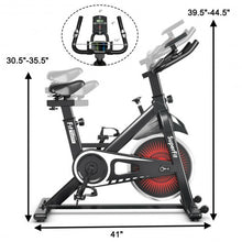 Load image into Gallery viewer, Indoor Silent Belt Drive Adjustable Resistance Cycling Stationary Bike