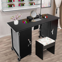 Load image into Gallery viewer, Deluxe Salon Steel Frame Manicure Table