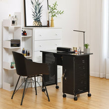 Load image into Gallery viewer, Manicure Nail Table Steel Frame Beauty Spa Salon Workstation w/Drawers