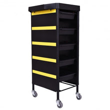 Load image into Gallery viewer, 34" Beauty Salon Styling Station Storage Rolling Cart