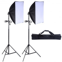 Load image into Gallery viewer, 2 PCS Lighting Softbox Stand Photography Equipment Light Kit