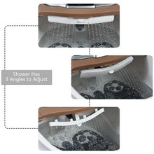 Load image into Gallery viewer, Portable Foot Spa Bath Motorized Massager with Shower-Coffee