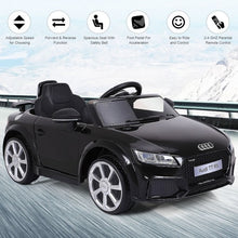 Load image into Gallery viewer, 12V Audi TT RS Electric Remote Control MP3 Kids Riding Car-Black