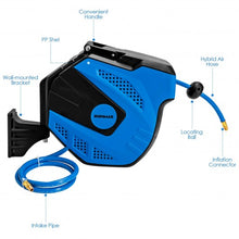 Load image into Gallery viewer, 3/8" x 49' Retractable Auto Air Hose Reel Compressor