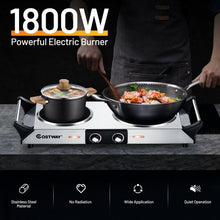 Load image into Gallery viewer, Ceramic Infrared Countertop Stove w/Temperature Control & Insulated Cool Handles