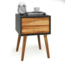 Load image into Gallery viewer, Nightstand Wooden End Table Bedside Table