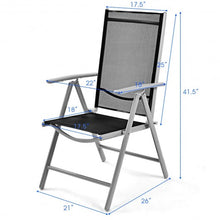Load image into Gallery viewer, Set of 2 Patio Folding Chairs