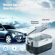 Load image into Gallery viewer, 37 Quart Portable Electric Compressor Camping Car Cooler