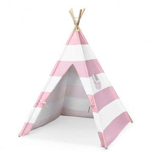 Load image into Gallery viewer, 5' White & Pink Portable Indian Children Sleeping Dome Play Tent