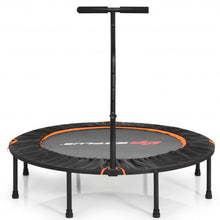 Load image into Gallery viewer, 47" Folding Trampoline Fitness Exercise Rebound with Handle for Adults and Kids-Orange