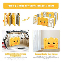 Load image into Gallery viewer, 16-Panel Foldable Baby Playpen with Sound