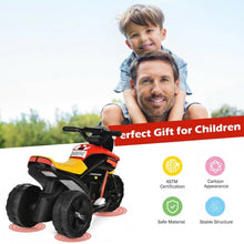 Load image into Gallery viewer, 6V 3-Wheel Electric Ride-On Toy Motorcycle Trike with Music and Horn