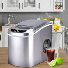 Load image into Gallery viewer, Mini Portable Compact Electric Ice Maker Machine-Silver