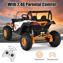 Load image into Gallery viewer, 12 V Electric Kids Ride-On Car 2-Seater SUV Off-Road UTV with Remote-White