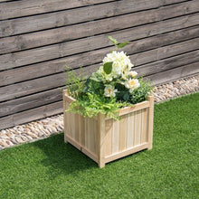 Load image into Gallery viewer, Patio Lawn Folding Garden Square Wood Flower Planter Box