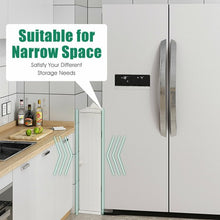 Load image into Gallery viewer, Free Standing Toilet Paper Holder with 4 Shelves and Top Slot for Bathroom-White