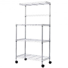 Load image into Gallery viewer, 3-Tier Kitchen Microwave Baker Stand Storage Cart Rack