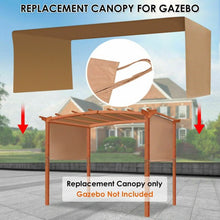 Load image into Gallery viewer, 6.7' x 17' Pergola Structure Universal Replacement Canopy Cover