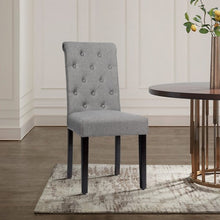 Load image into Gallery viewer, Set of 2 Tufted Dining Chair -Gray