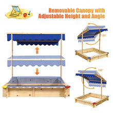 Load image into Gallery viewer, Kids Outdoor Playset Wooden Sandbox