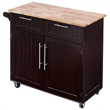 Load image into Gallery viewer, Heavy Duty Utility Modern Rolling Kitchen Cabinet Cart